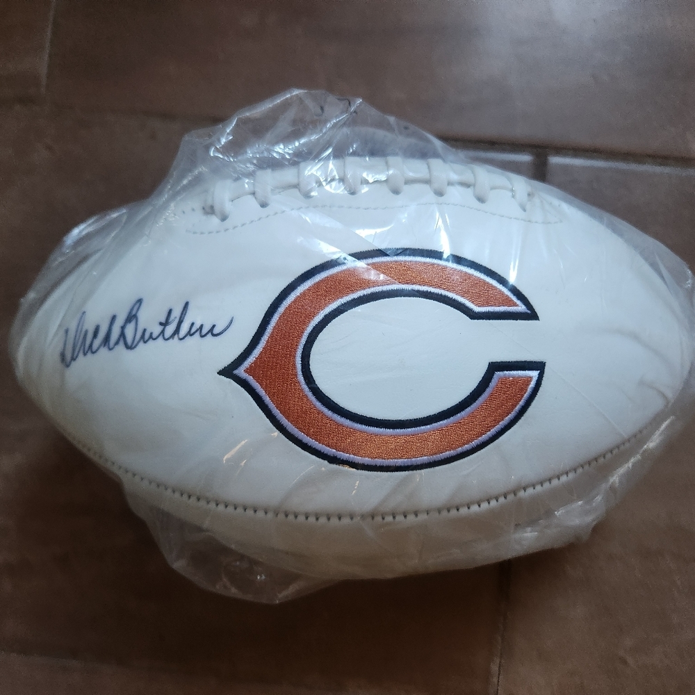 Dick Butkis signed football